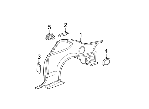 Grand Am QUARTER PANEL & COMPONENTS