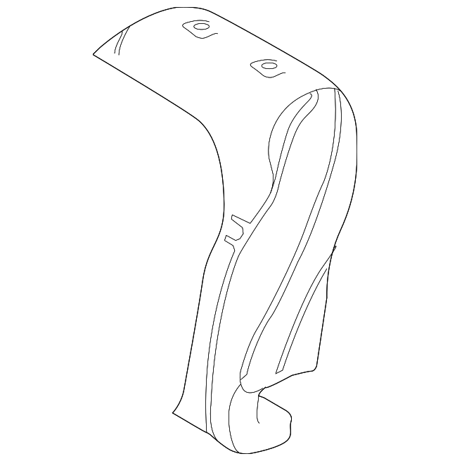 19184961 Деталь SEAT BACK PAD, LEFT