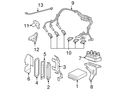 Electrical/Ignition System for 2004 Ford Explorer #1