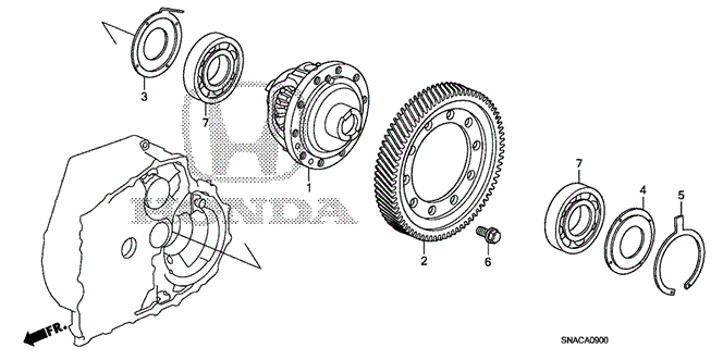 TRANSMISSION - AUTOMATIC/AT DIFFERENTIAL for 2010 Honda CIVIC SEDAN #1