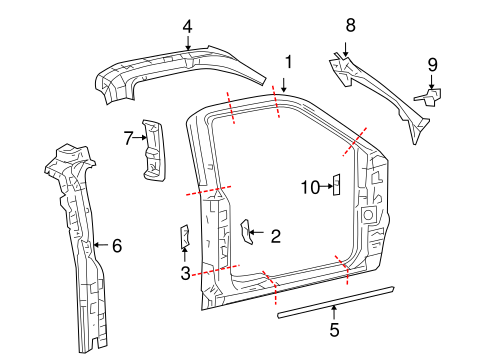 Body/Uniside for 2004 Ford F-150 #2