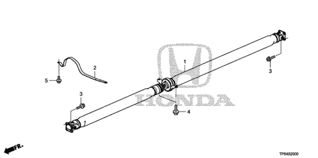 Propeller Shaft for 2011 Honda Accord Crosstour #0
