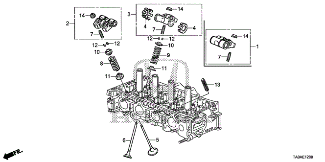 Engine/Valve - Rocker Arm (L4) for 2012 Honda ACCORD SEDAN #1