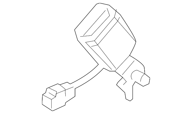 LR075710 Деталь OUTER BUCKLE, RIGHT