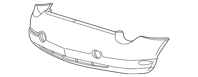 1W6Z-17D957-EAA Деталь BUMPER COVER