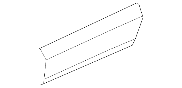 955-559-681-01-G2X Деталь LOWER MOLDING, LEFT