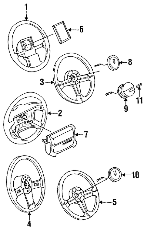 Camaro STEERING WHEEL & TRIM