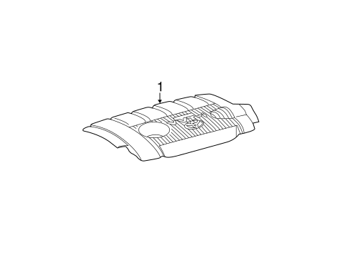 ENGINE/ENGINE APPEARANCE COVER for 2010 Toyota Camry #1