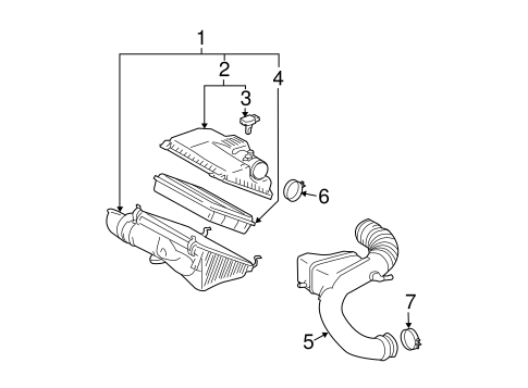 ENGINE/AIR INTAKE for 2005 Toyota 4Runner #1