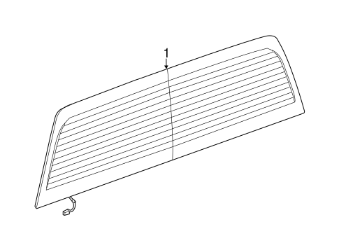 Sierra 2500 HD GLASS & HARDWARE - BACK