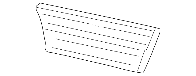 1F2Z-1720878-AAR Деталь LOWER CLADDING, RIGHT