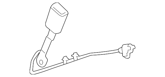19177318 Деталь BUCKLE END, LEFT
