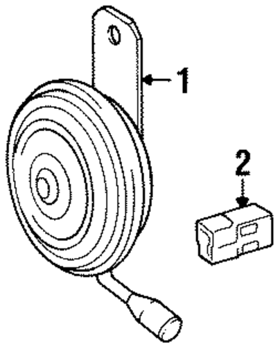 ELECTRICAL/HORN for 1997 Toyota T100 #1