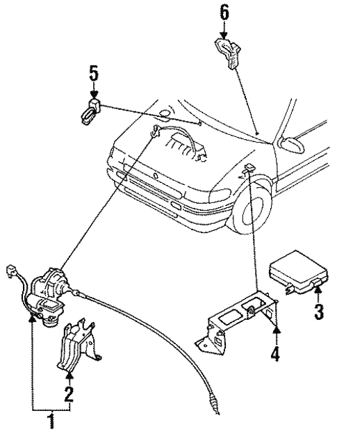 Cruise Control System for 1995 Nissan Quest #0