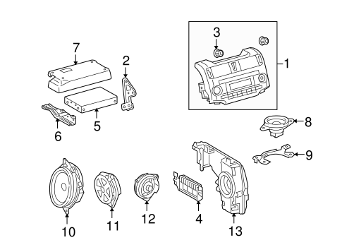 BODY/SOUND SYSTEM for 2011 Toyota 4Runner #1