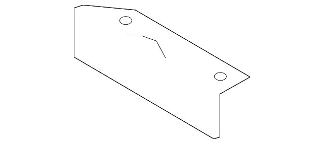LR077616 Деталь DEFLECTOR, LEFT
