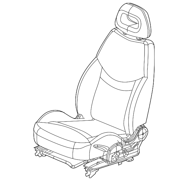 15945940 Деталь SEAT ASSY, LEFT