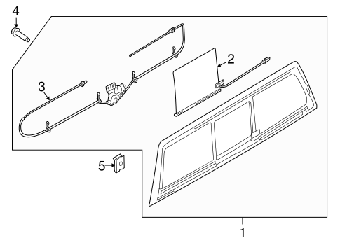 Electrical/Back Glass for 2016 Ford F-150 #1