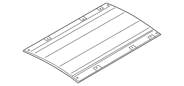 CK4Z-6150202-B Деталь CENTER ROOF PNL