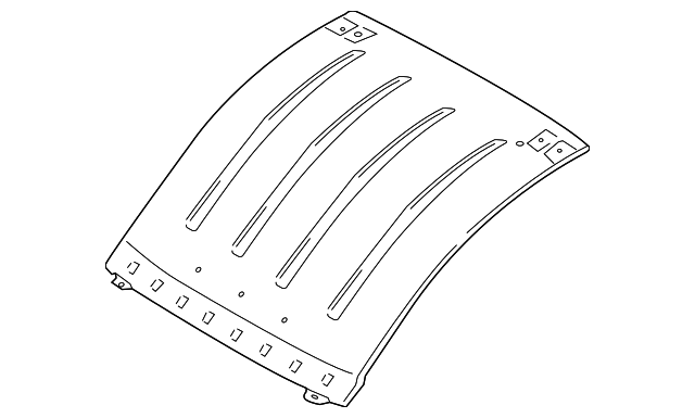 CK4Z-6150202-D Деталь FRONT ROOF PNL