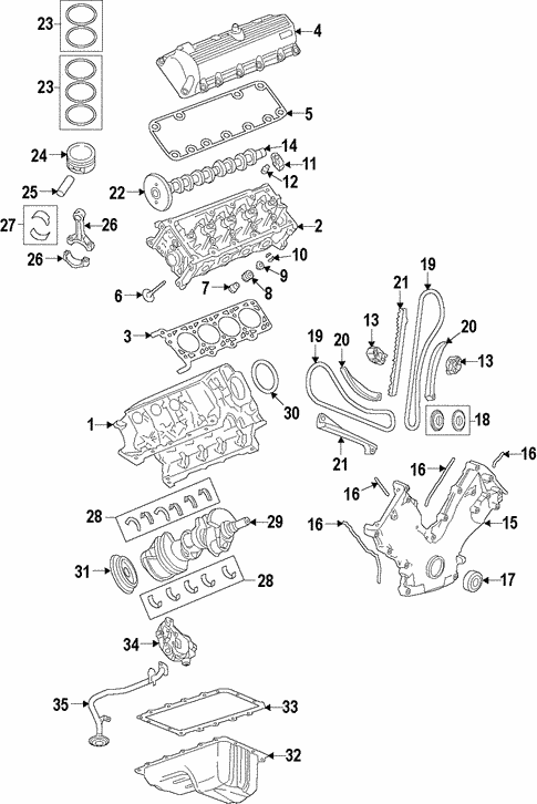 Engine/Oil Pump for 2010 Ford Mustang #1