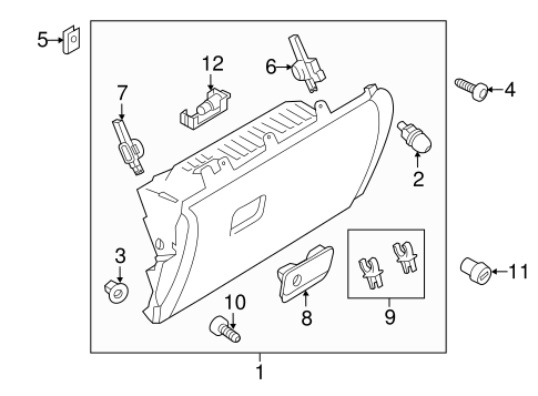 Cayenne GLOVE BOX