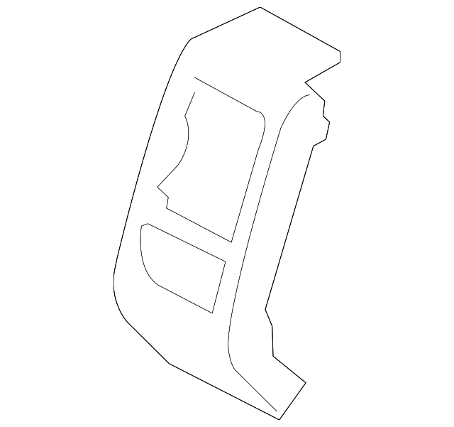 FAG000140LYU Деталь VENT PANEL, RIGHT