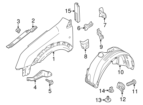 Body/Fender & Components for 2013 Ford Transit Connect #1