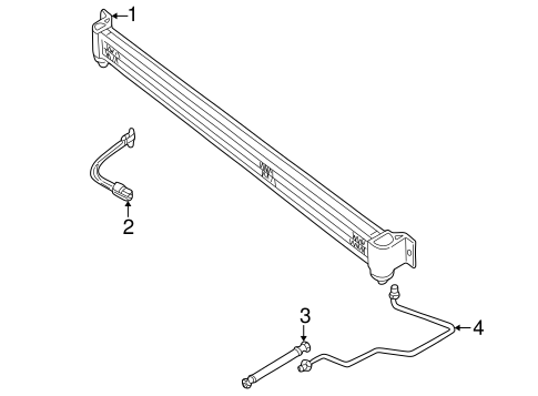 Range Rover TRANS OIL COOLER