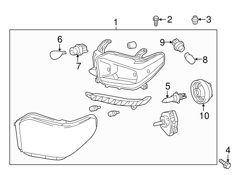 ELECTRICAL/HEADLAMP COMPONENTS for 2015 Toyota Tundra #1
