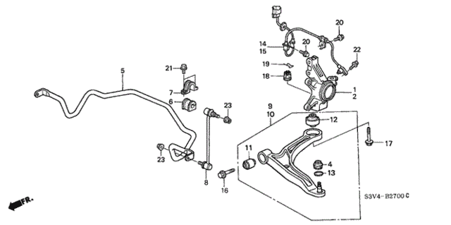Knuckle for 2001 Acura MDX #0