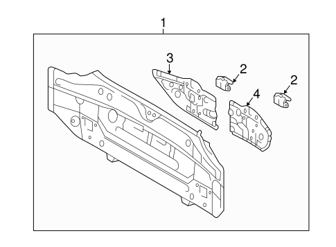 BODY/REAR BODY for 2013 Scion tC #1