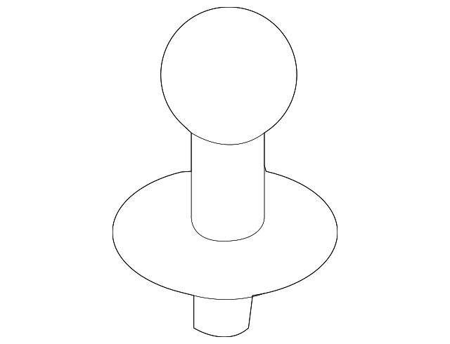 AB3Z-6A957-A Деталь ENGINE COVER MOUNT STUD