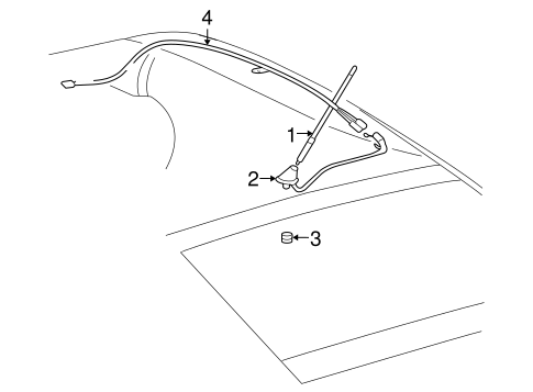 ELECTRICAL/ANTENNA & RADIO for 2009 Toyota Prius #1