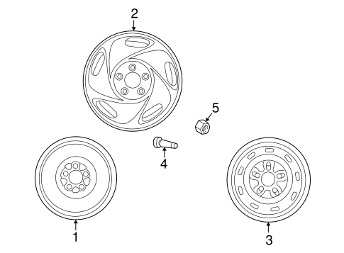 Front Suspension/Wheels for 2002 Nissan Quest #1