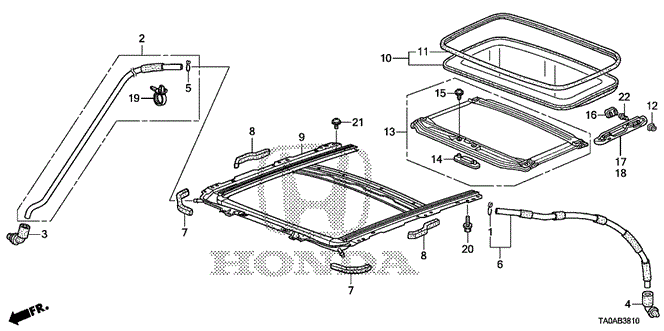 Interior/Bumper/Sliding Roof for 2012 Honda ACCORD SEDAN #1