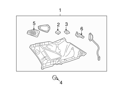 BODY/INTERIOR TRIM - QUARTER PANELS for 2013 Toyota Venza #1