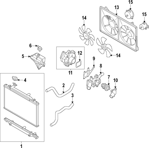 Cooling System for 2013 Mazda CX-5 #0