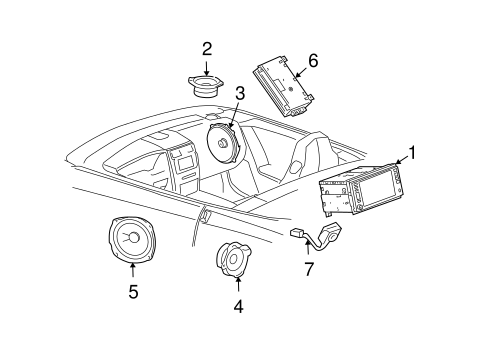 Electrical/Navigation System for 2013 Chevrolet Corvette #1