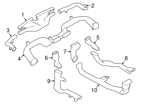 Ducts for 2016 Nissan Murano #0
