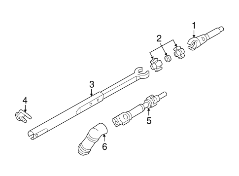Shaft & Internal Components for 2004 Pontiac Grand Am #0