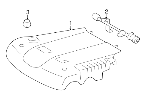ENGINE/ENGINE APPEARANCE COVER for 2007 Toyota FJ Cruiser #1