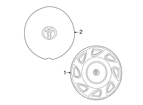 FRONT SUSPENSION/COVERS & TRIM for 2001 Toyota Sienna #1