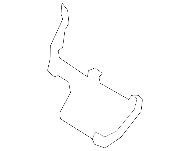 DT1Z-61243A44-A Деталь PANEL REINF INSULATOR, LEFT
