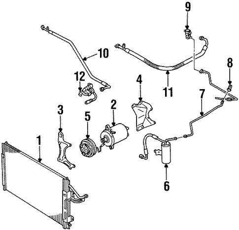 SL1 CONDENSER, COMPRESSOR & LINES