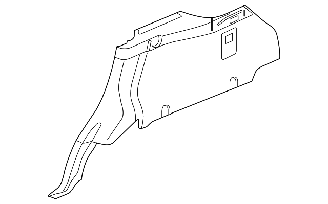 LR029291 Деталь QTR TRIM PANEL, LEFT