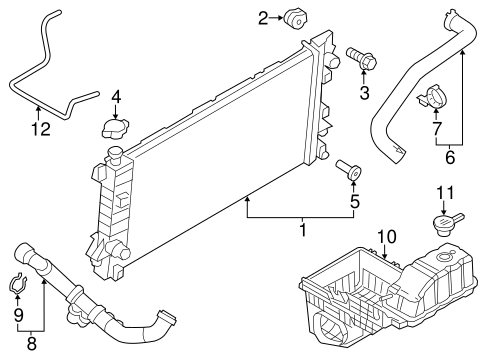 Cooling System/Radiator & Components for 2014 Ford F-150 #2