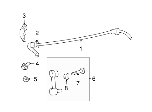 Fusion STABILIZER BAR & COMPONENTS 2