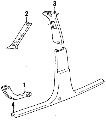 Continental INTERIOR TRIM - PILLARS
