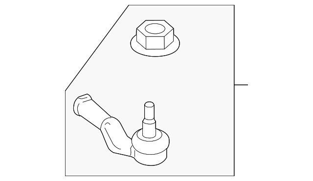BV6Z-3A130-L Деталь OUTER TIE ROD, LEFT